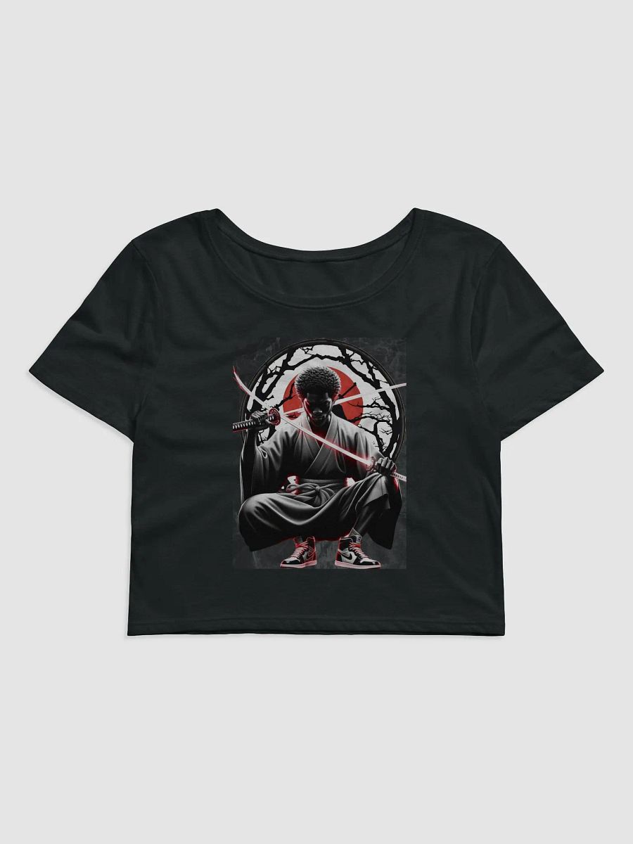 Black Samurai Crop Top Tee product image (1)