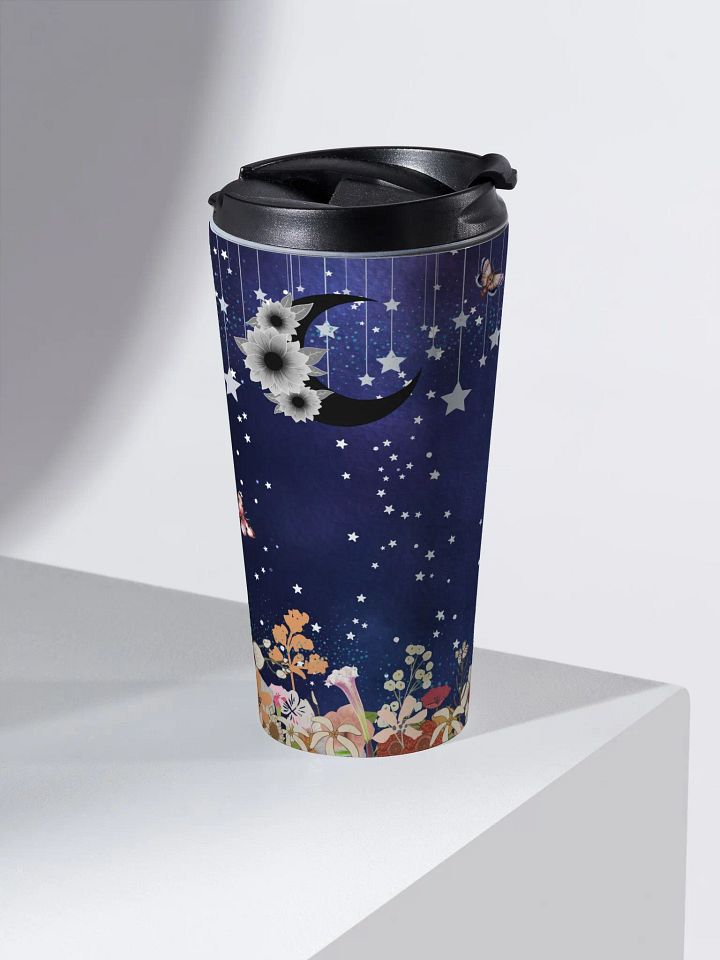 Moon Flowers Travel Mug product image (2)