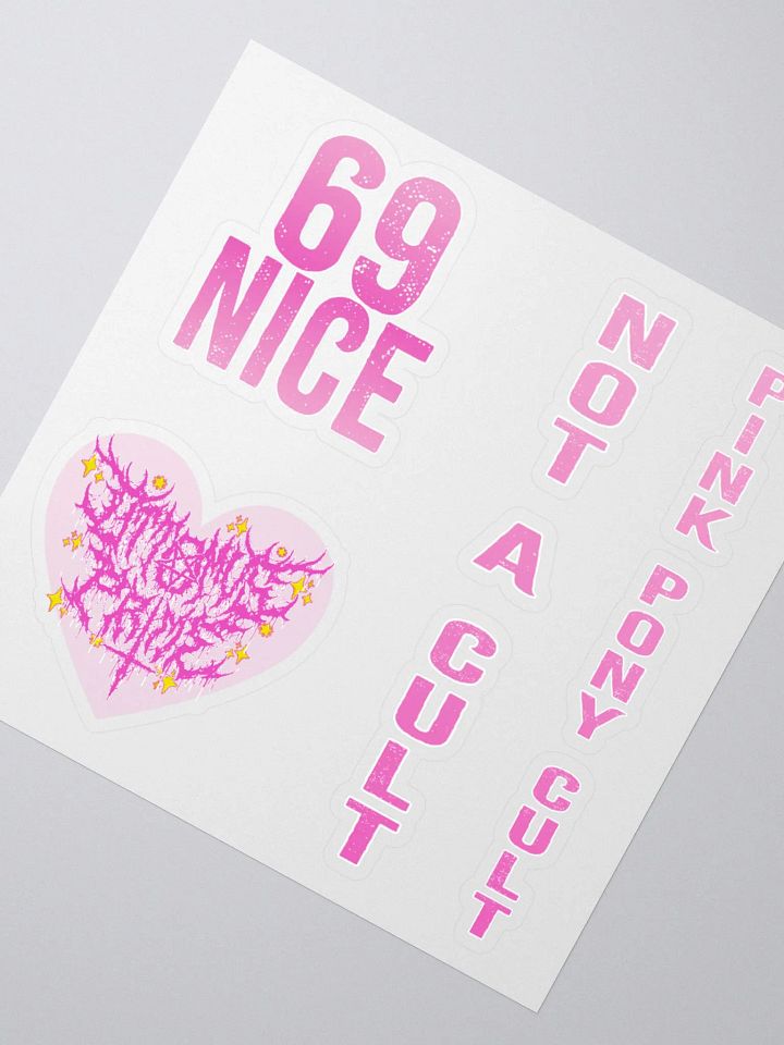 Pink Pony Cult Stickers 💖SPECIAL EDITION💖 product image (2)