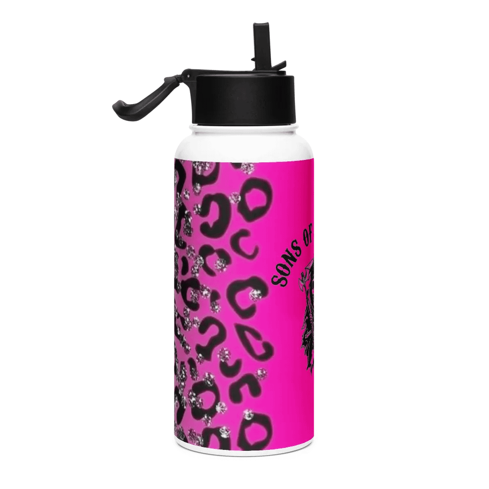 Grim Reaper Leopard Stainless Steel Bottle product image (4)