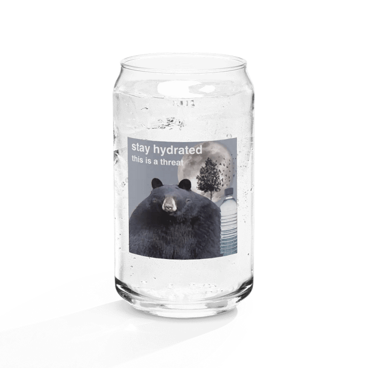 Stay Hydrated Glass Cup product image (2)