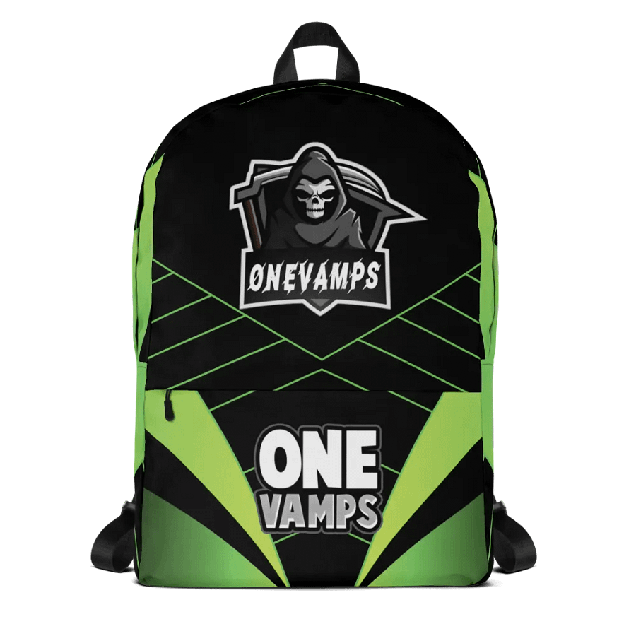OneVamps Backpack Green and Black product image (10)