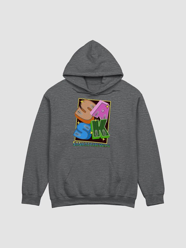Sask Saskatchewan Block Letter Wheatland Hoodie product image (4)