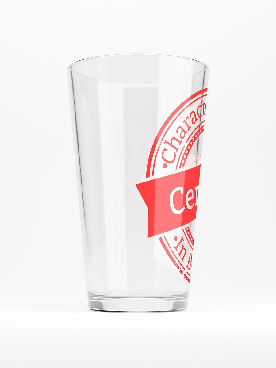 Certified Character Killer Shaker Pint Glass product image (2)