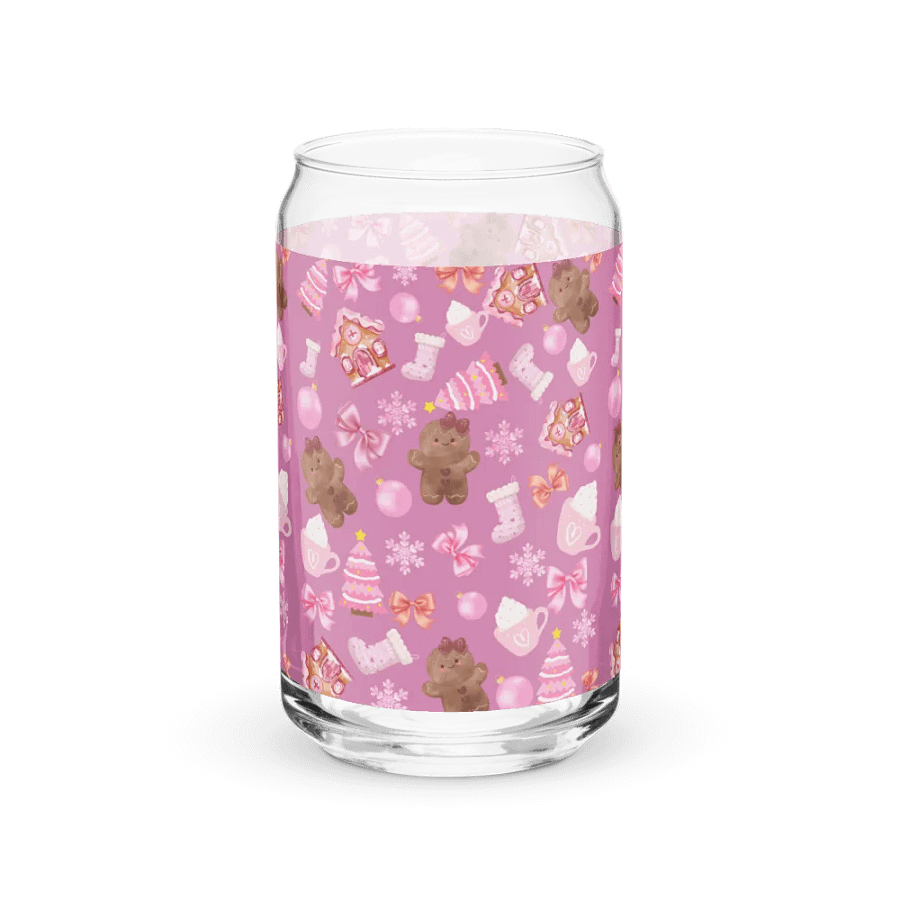 Pink Gingerbread Cookies Glass Set product image (2)