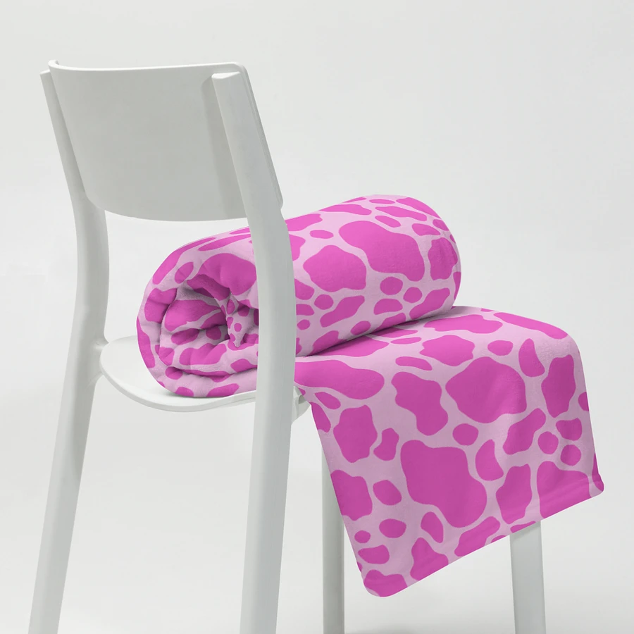 Pink Cow Skin Blanket product image (9)