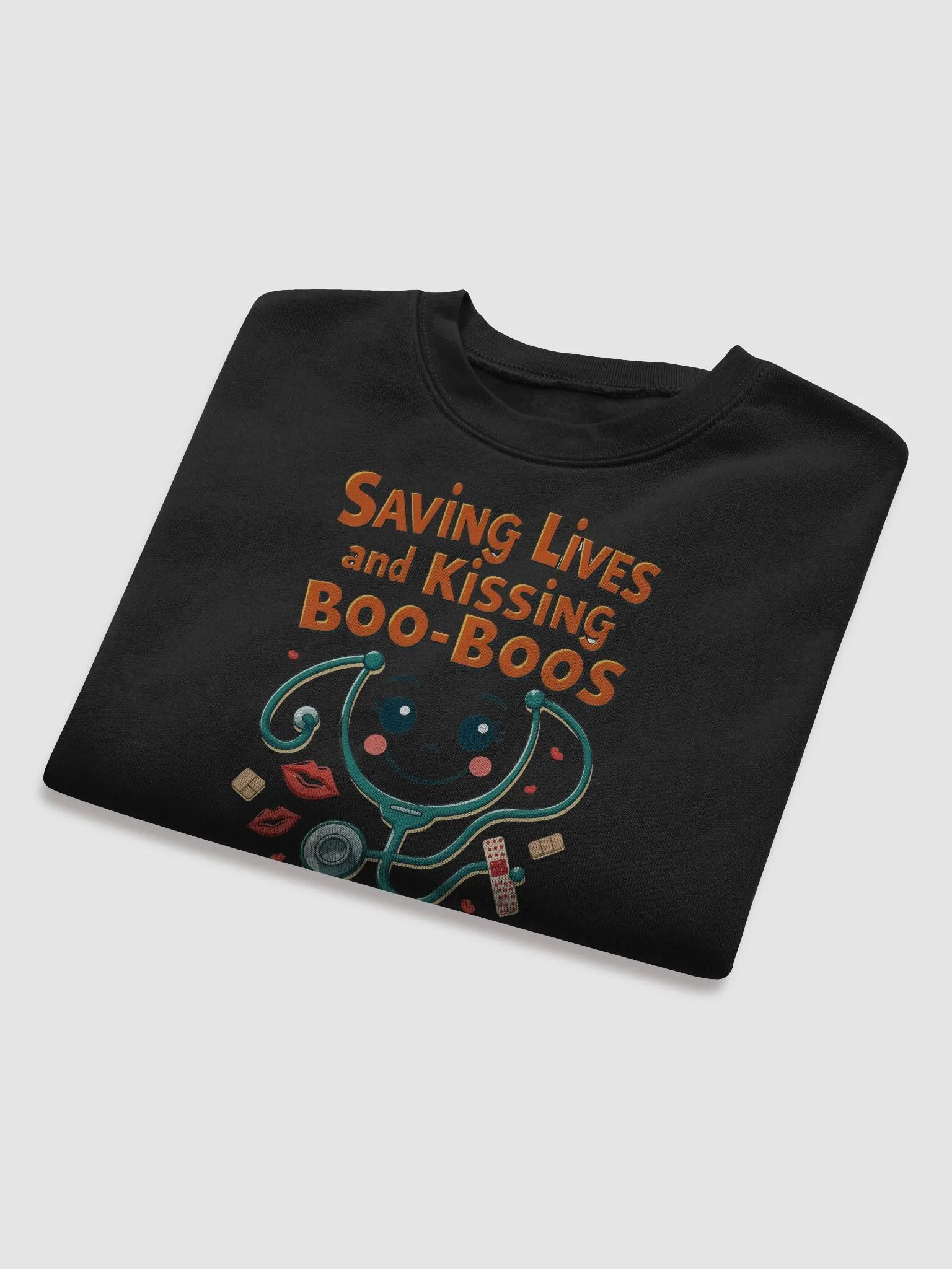 Kisses and Boo-Boos Fleece Crop Sweatshirt product image (38)