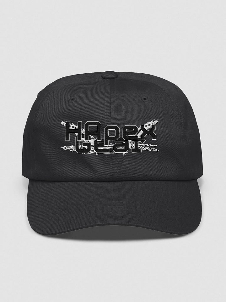 Black HApex Gear Black Logo - Embroidered - Classic Dad Hat product image (1)