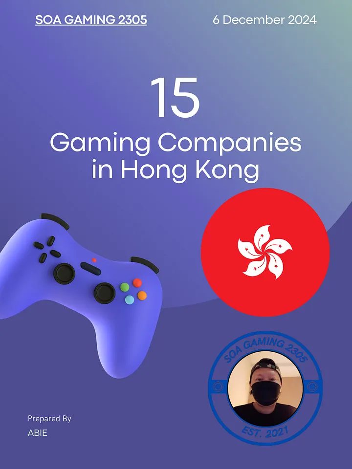 🎮 Step into Hong Kong’s Thriving Gaming Industry with Insider Knowledge! 🚀 product image (1)