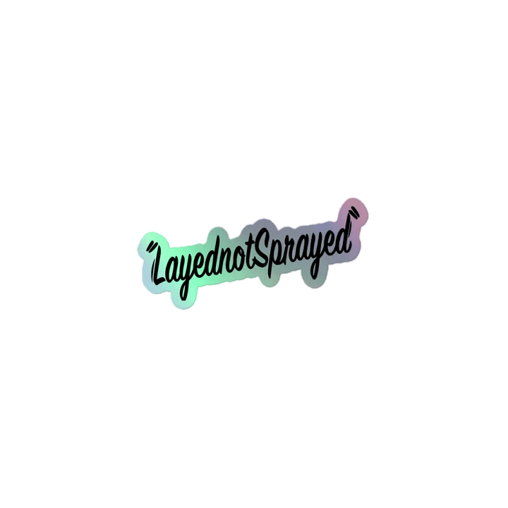 LayednotSprayed Holographic Sticker Set product image (1)