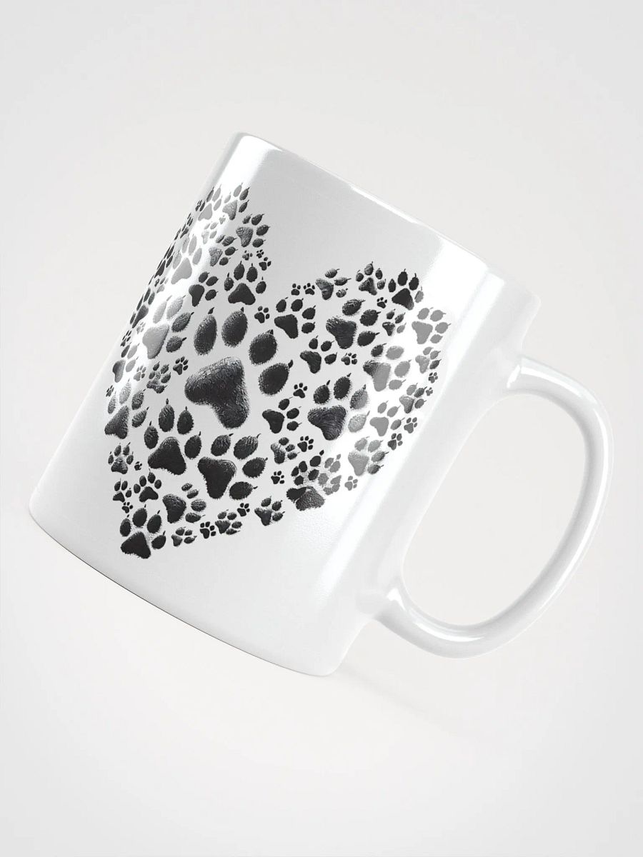 Paws of Love White Glossy Mug product image (4)