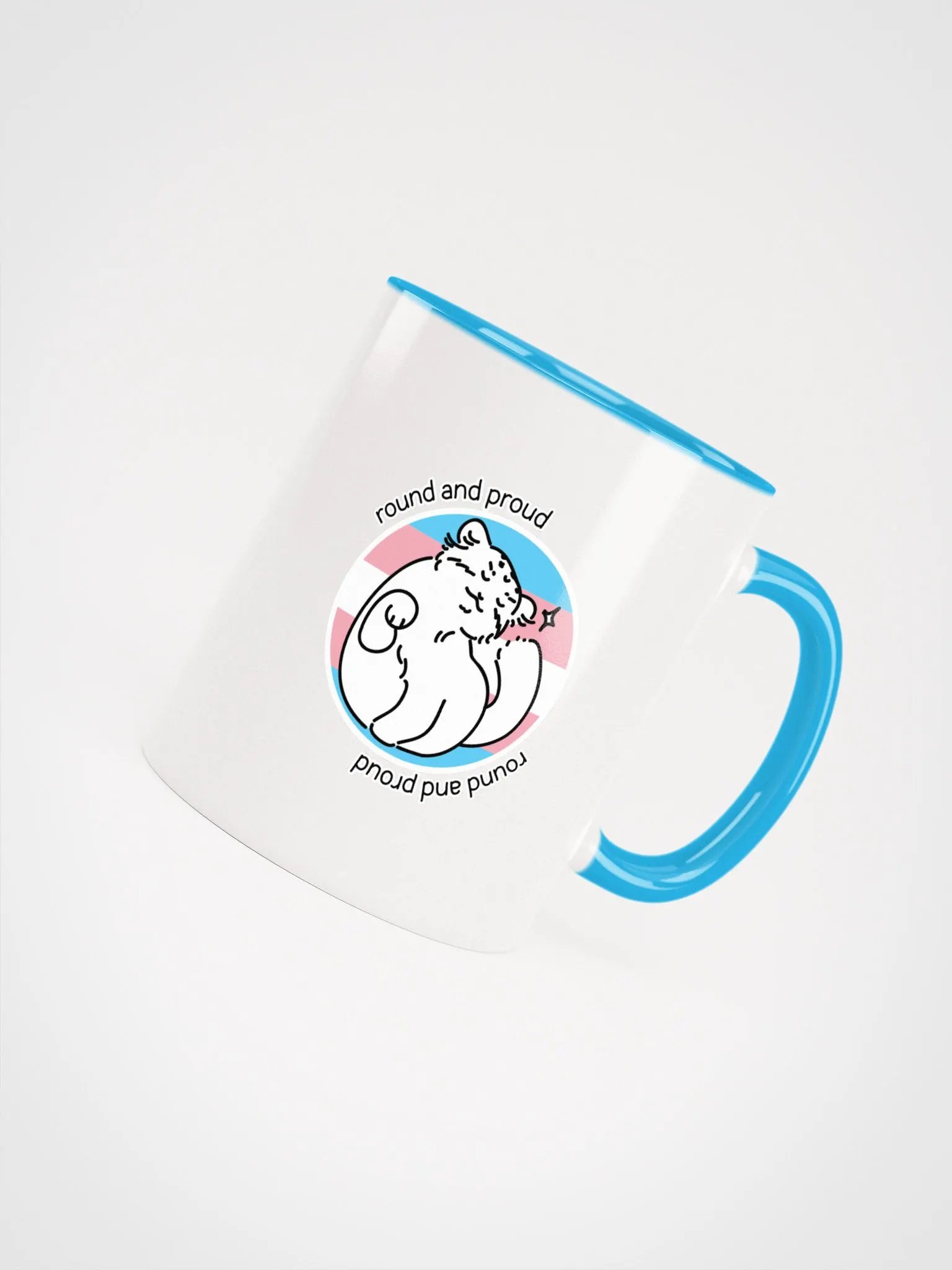 Round and Proud Manul Transgender Version - Mug product image (52)