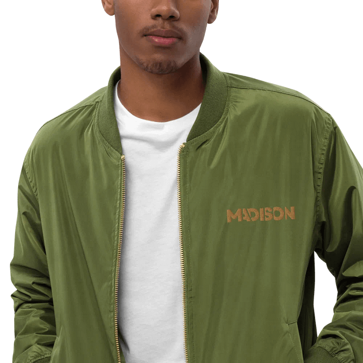 Threadfast Apparel Premium Bomber Jacket - Font Style (10) product image (2)