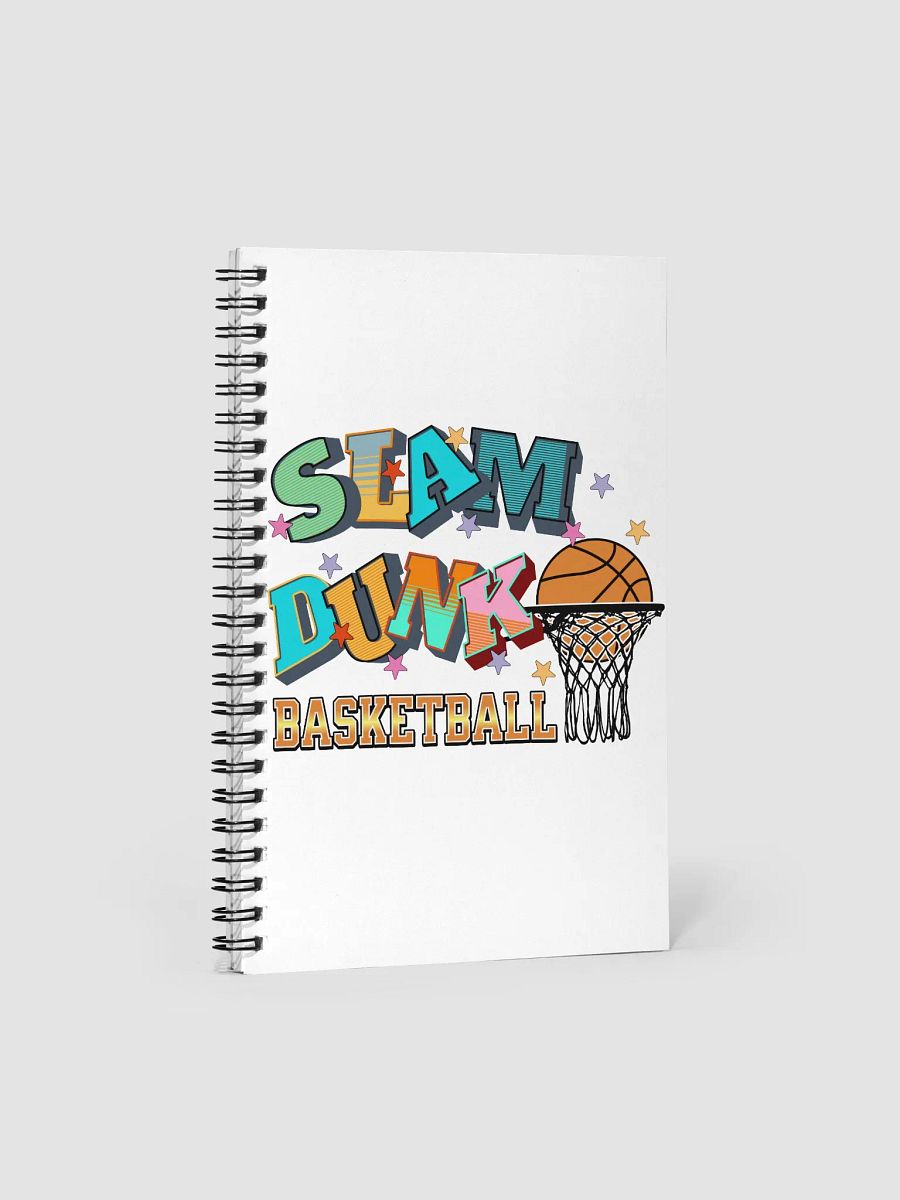 Basketball Slam Dunk Spiral Notebook product image (1)
