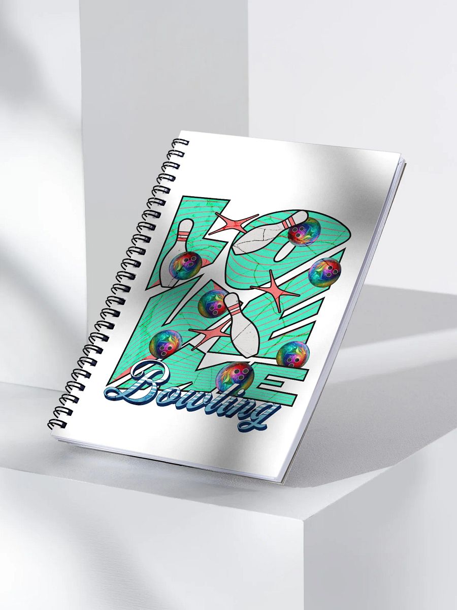 Love Me Bowling Spiral Notebook product image (3)
