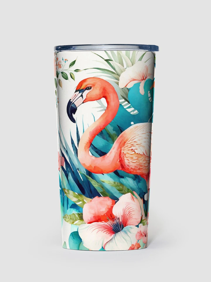 Flamingo Tumbler Gifts for her, Flamingo, Tropical Tumblers for her, Girls Trip Tumbler Gift , Vacation tumbler product image (1)