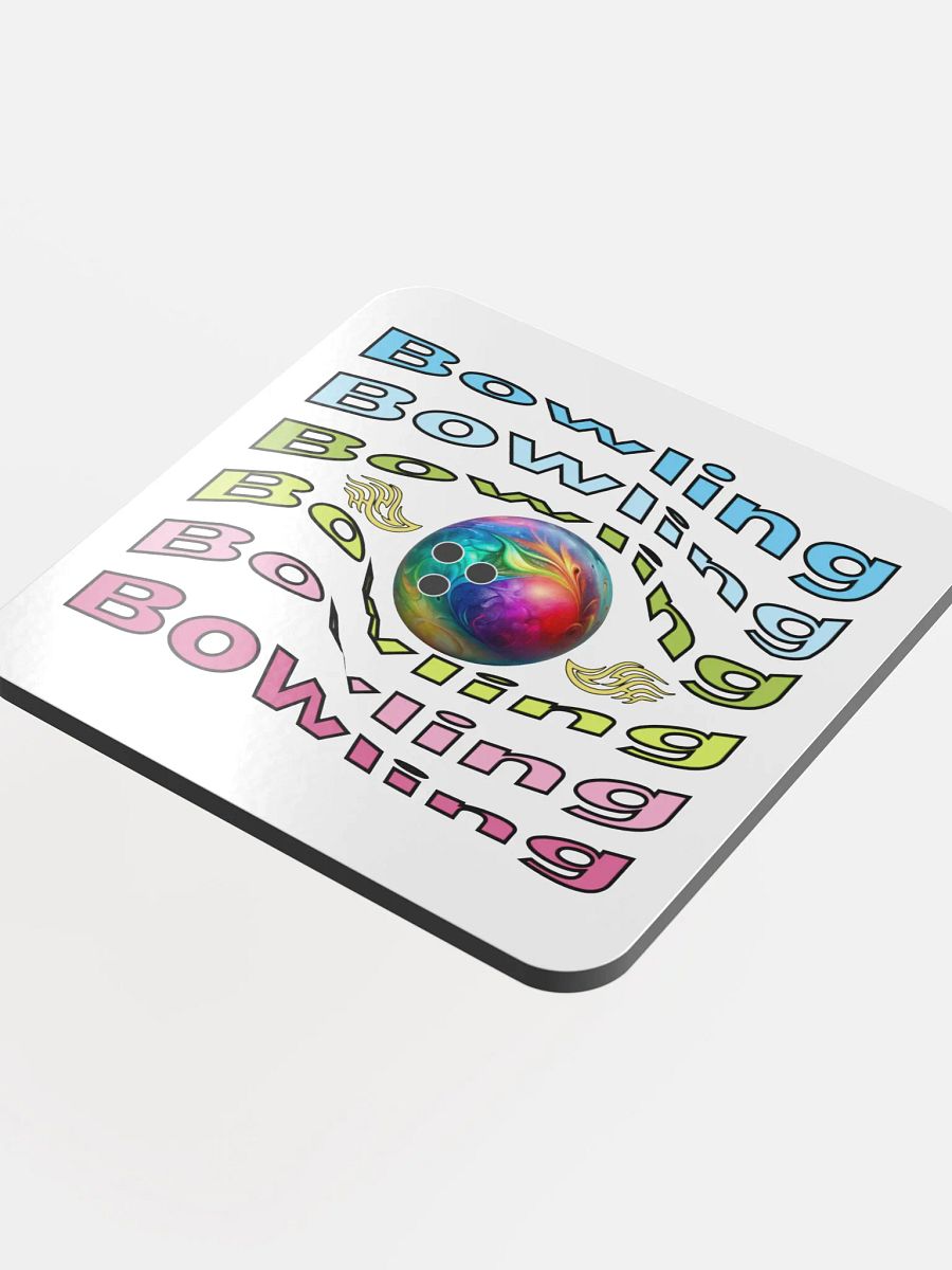 Bowling Swirl Colorful Ball Coaster Set product image (4)