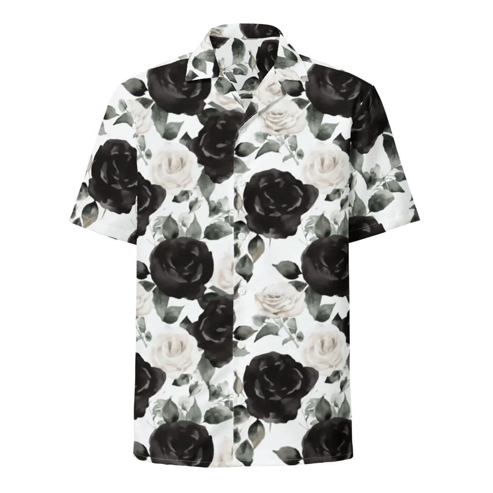 BLACK ROSES HAWAII SHIRT product image (2)