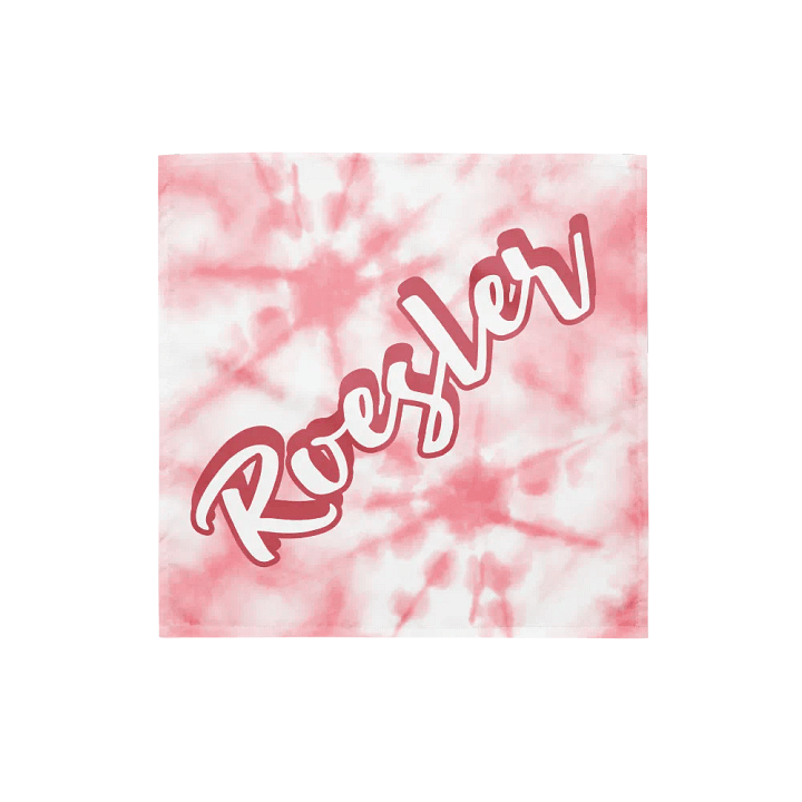 Roesler Script All-Over Bandana product image (1)