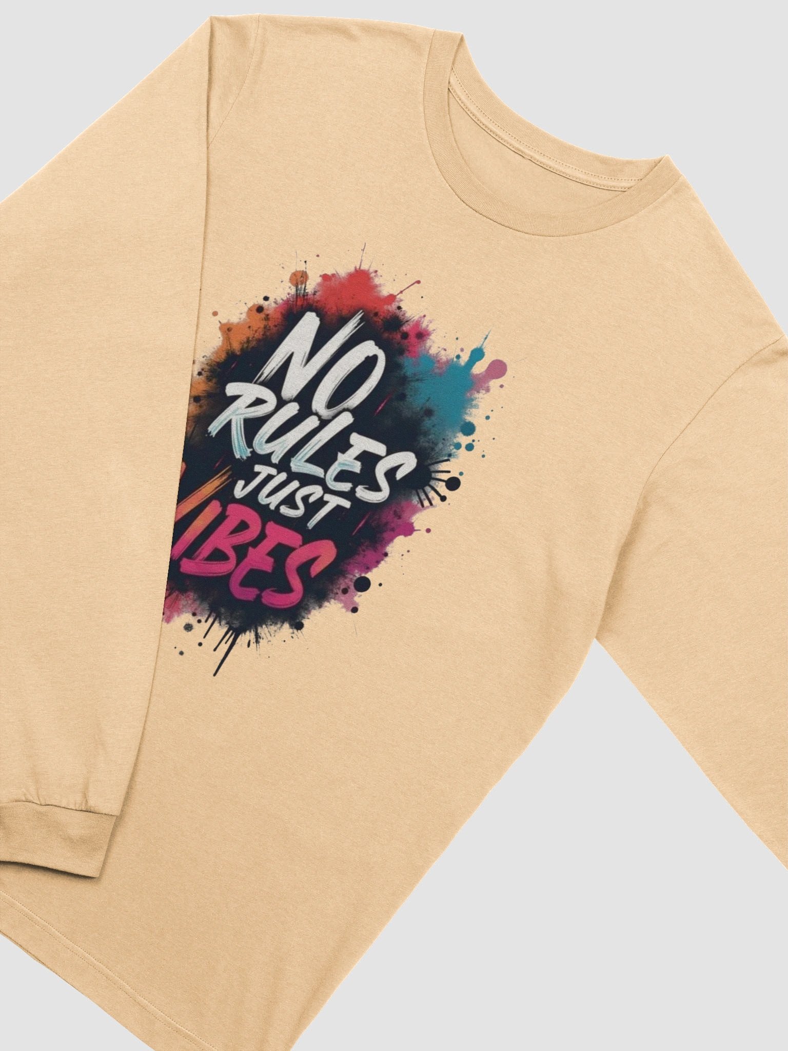 Vibrant Vibes Long Sleeve T-Shirt product image (2)
