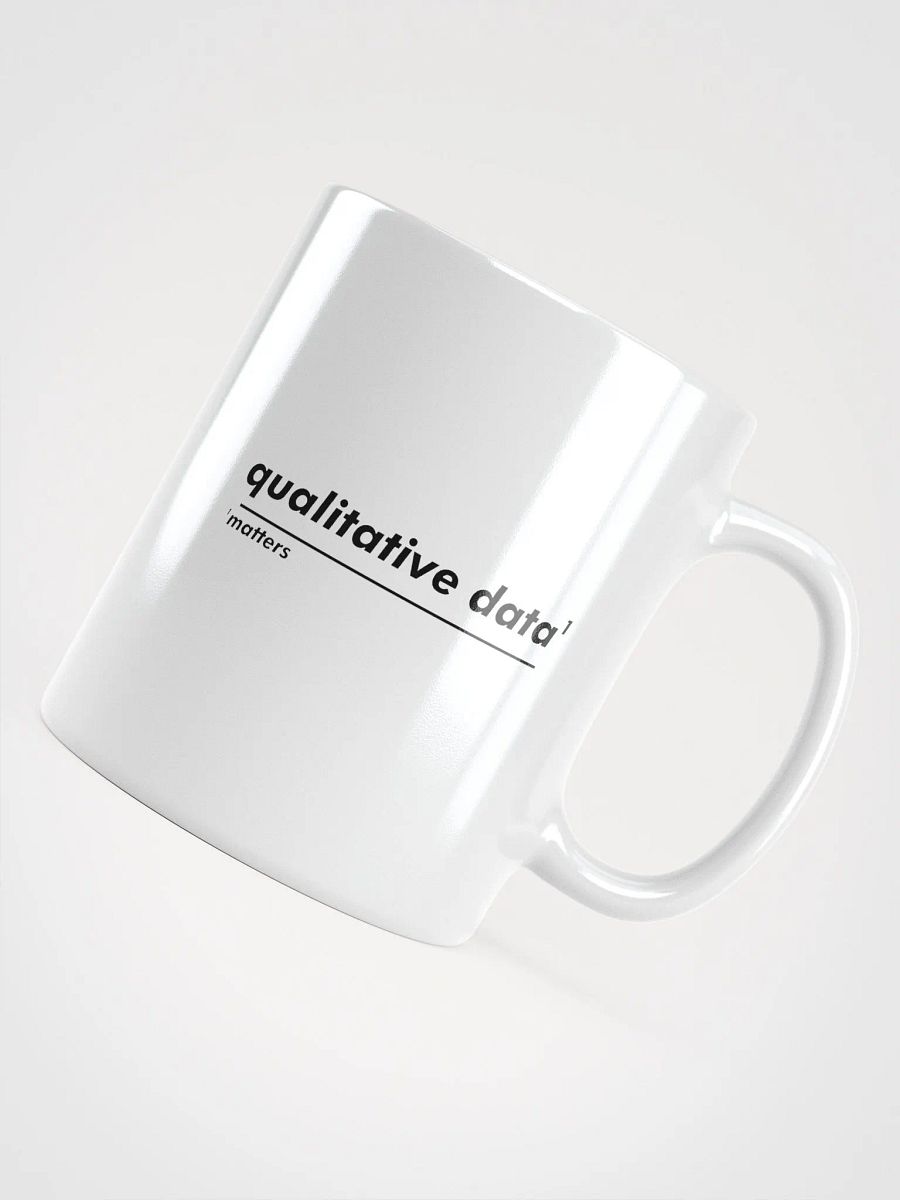 Omnibio Lab Qualitative Data Matters White Mug product image (2)