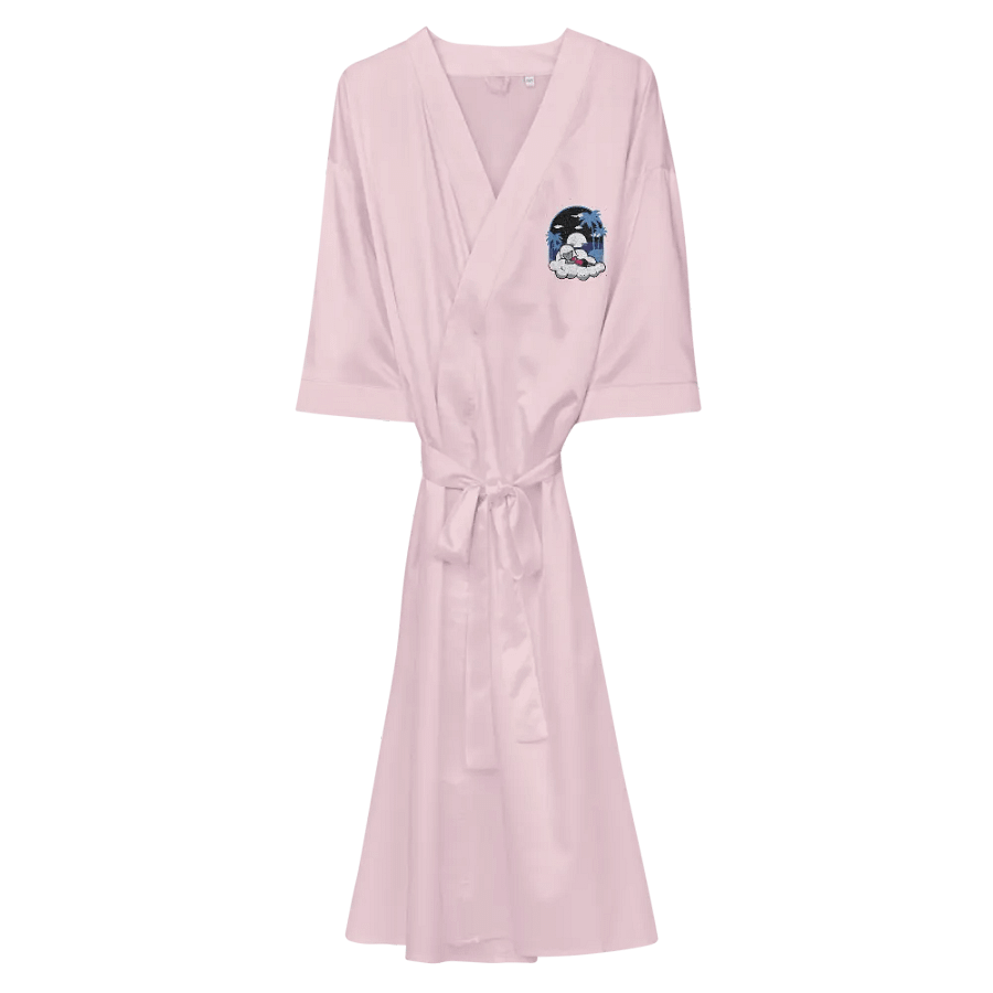 Cloudy Night Satin Robe Embroidered product image (2)