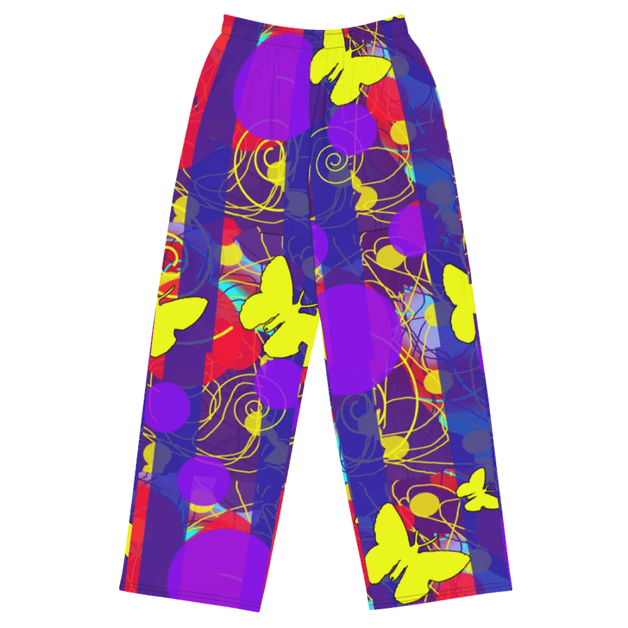 Happy Spring Pattern Wideleg Pants product image (2)