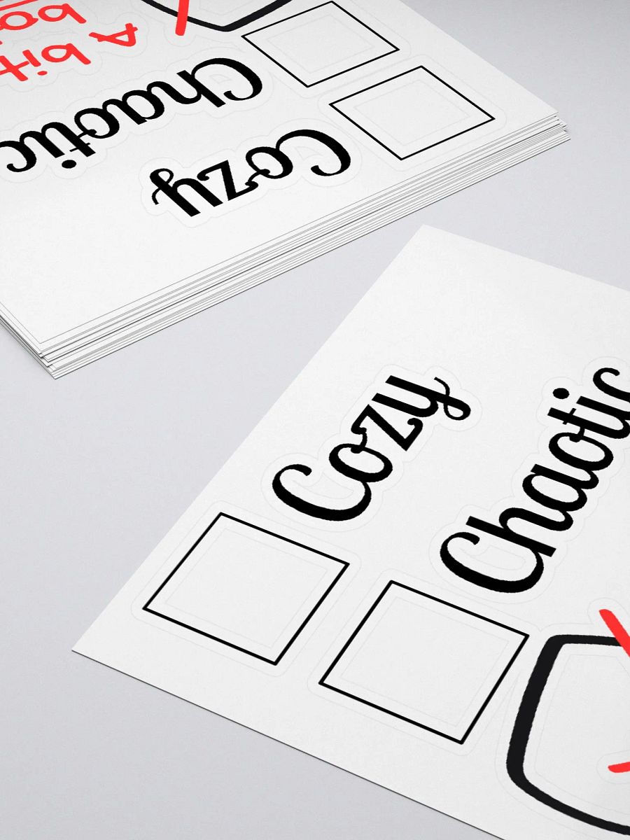 Cozy v. Chaotic Sticker product image (4)