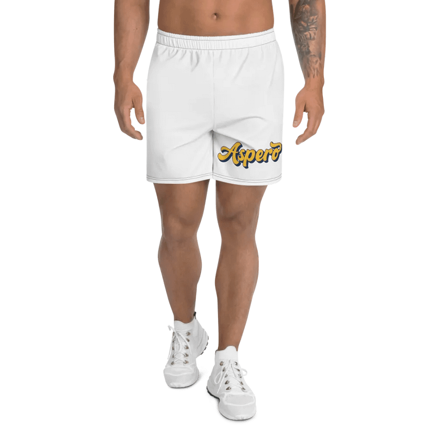 Vivid Yellow 'Aspero' Athletic Long Shorts product image (2)