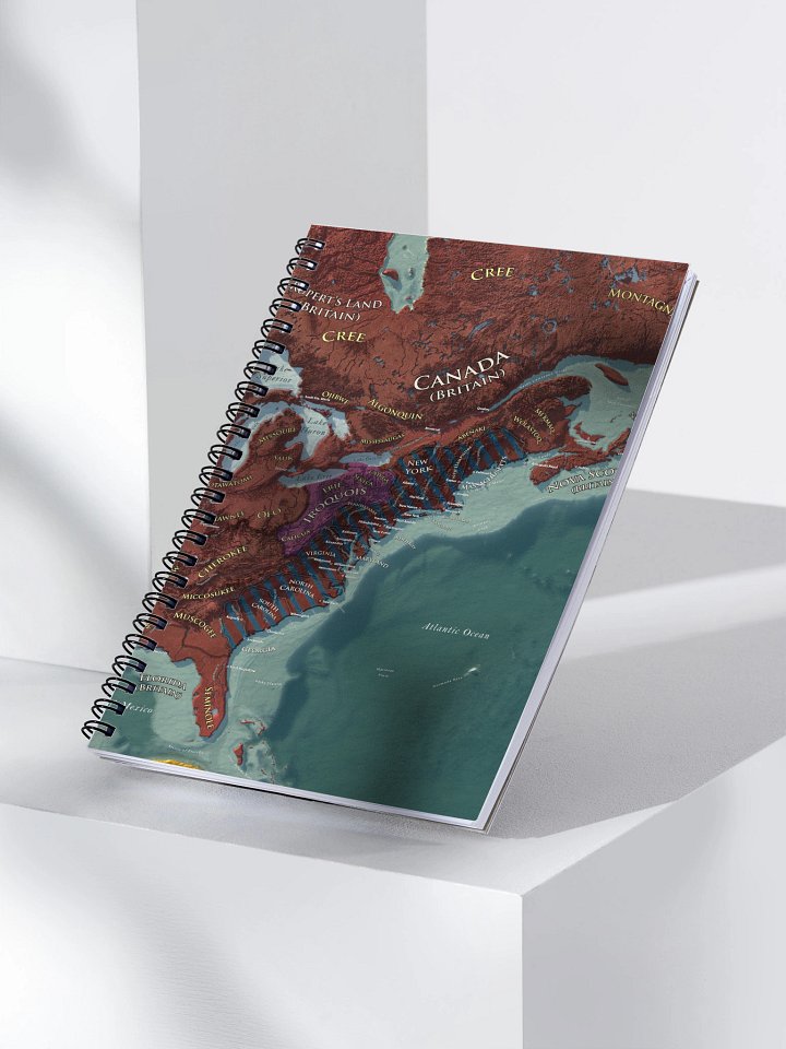 American Revolution Map - Notebook product image (1)