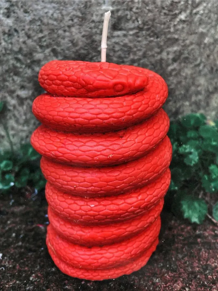 Red Snake Candle product image (2)