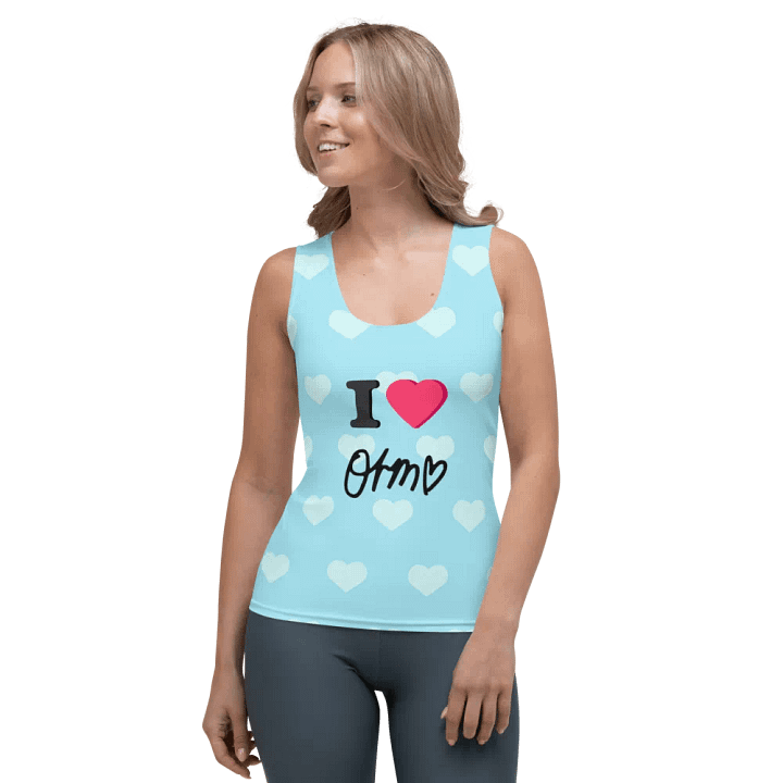 I Love Orm Women's Tank Top From Lingling (Blue) product image (1)