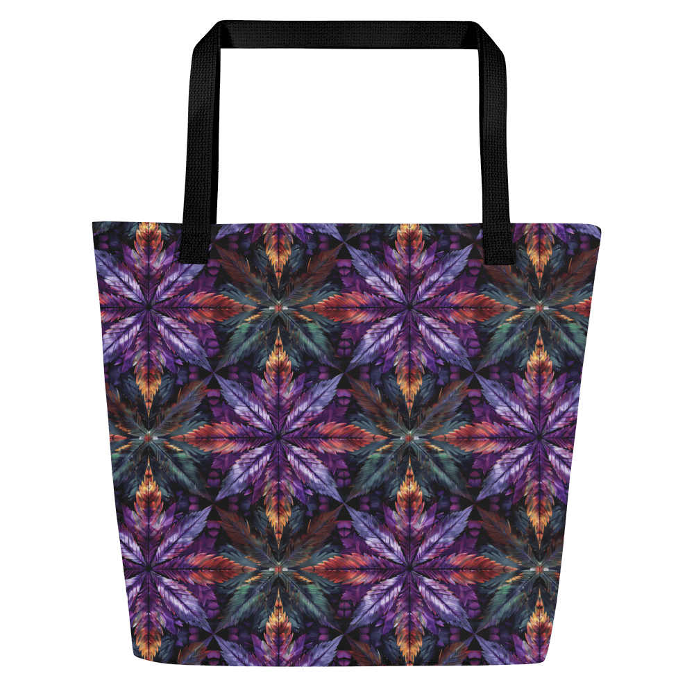 Cannabis - Galactic Ganja – Design | Large All-Over Print Tote Bag product image (1)