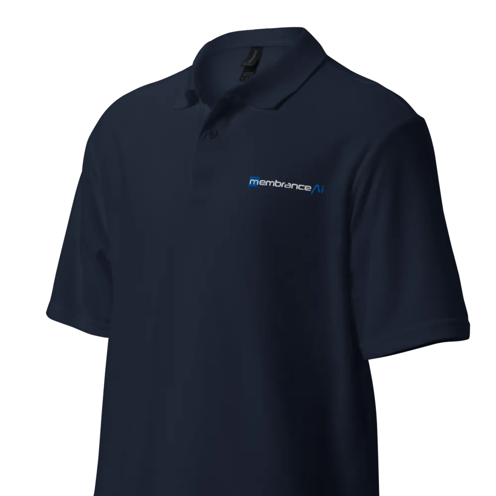 Membrance® AI Embroidered Polo Shirt product image (1)