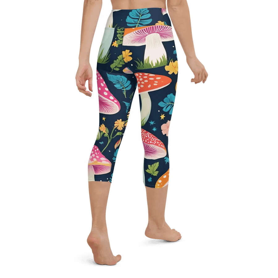 Mystic Mushroom Capri Leggings product image (3)