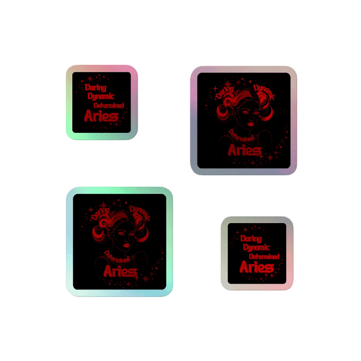 Aries 2025, Daring, Holo Sticker Pack product image (2)