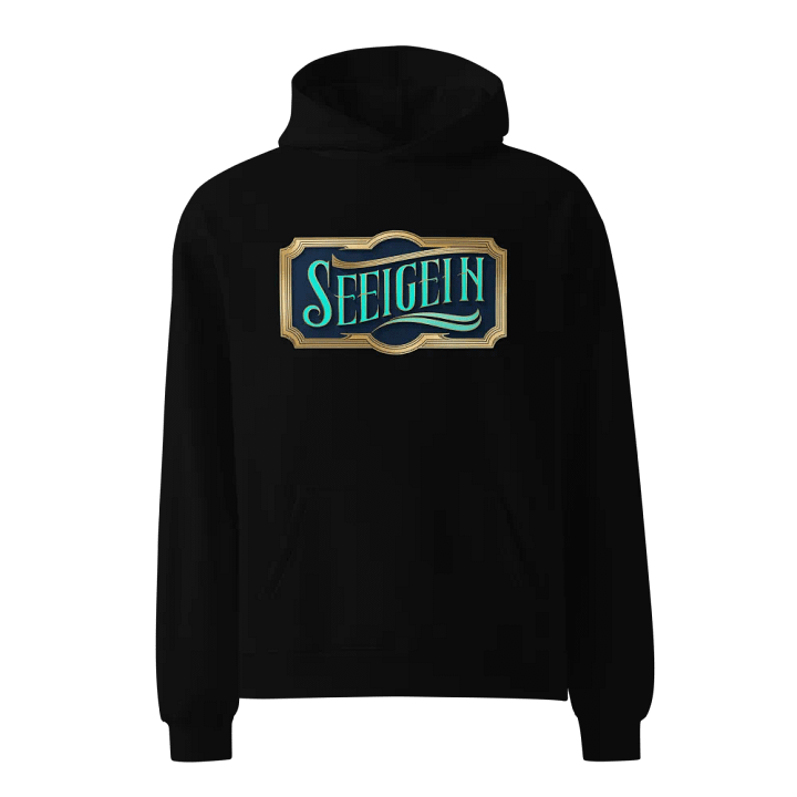 Elegant Emblem Turquoise Hoodie product image (1)