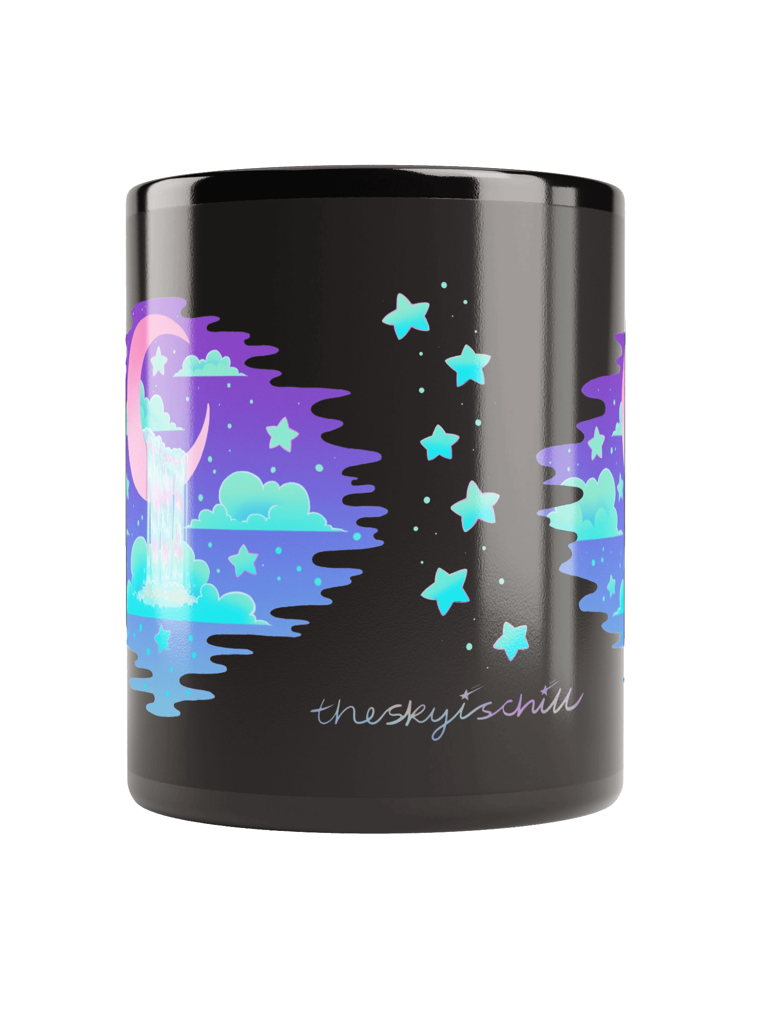Moonfall Black Mug with Stars product image (5)