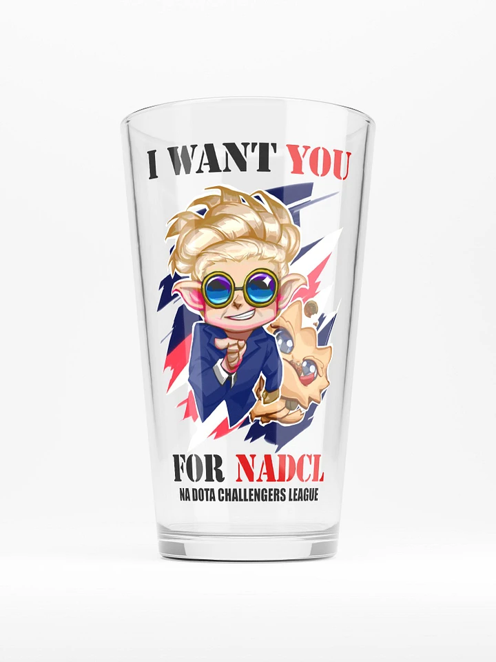 NADCL Wants You Pint Glass product image (1)