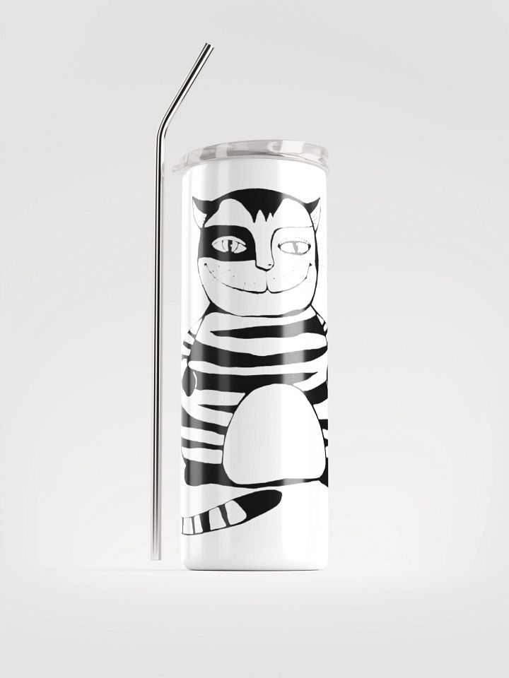 Eco-Friendly Stainless Steel Tumbler with Reusable Straw product image (1)