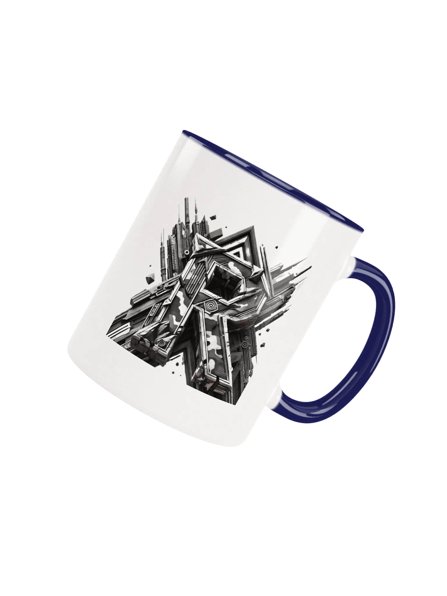 Mechanical Camo Letter R Ceramic Mug product image (36)