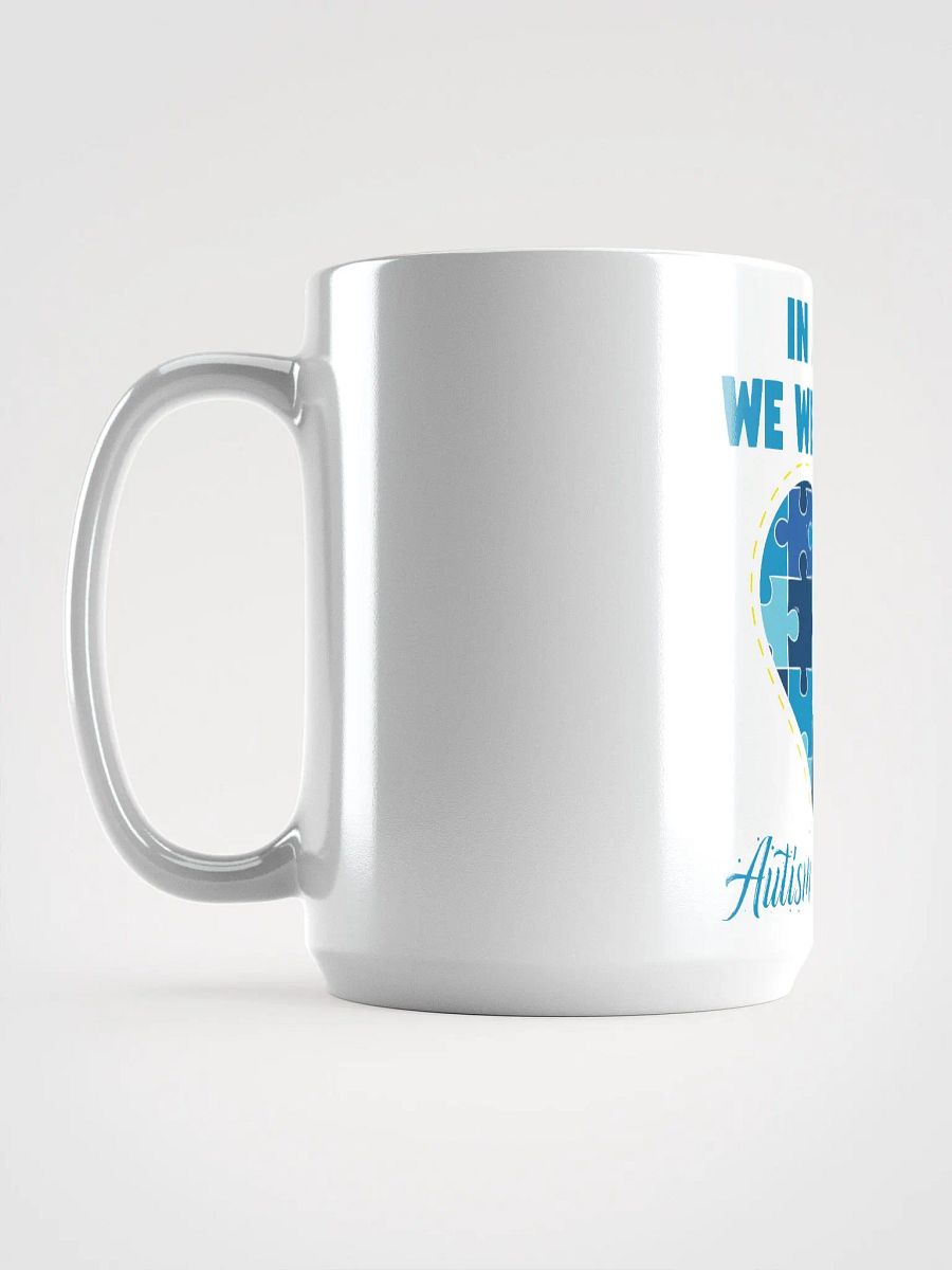 April Blue Puzzle Heart Mug product image (6)