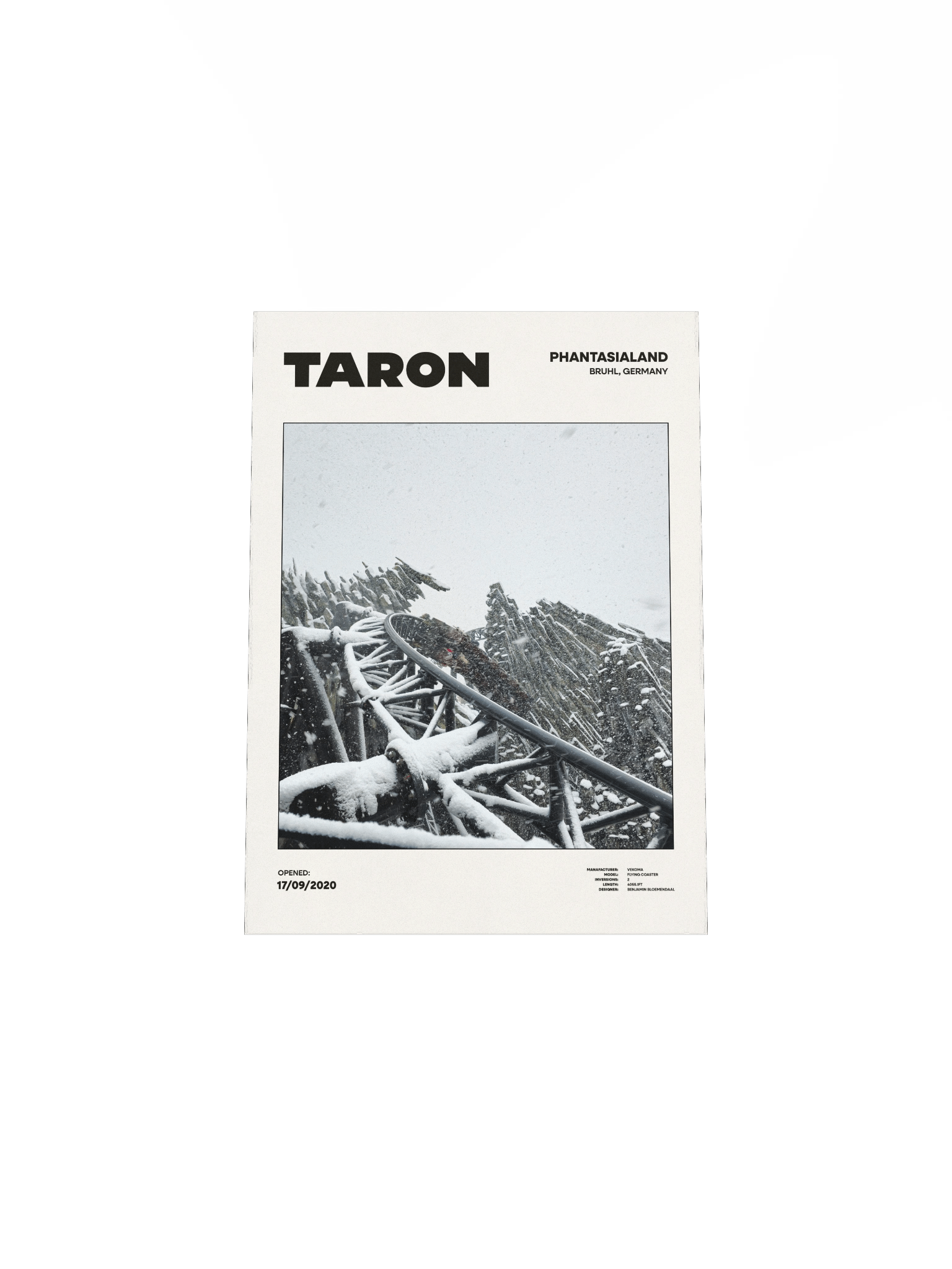 Taron in the Snow Premium Poster product image (10)