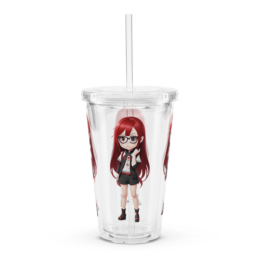 (Red CHIBI) K Clear Plastic Tumbler product image (2)