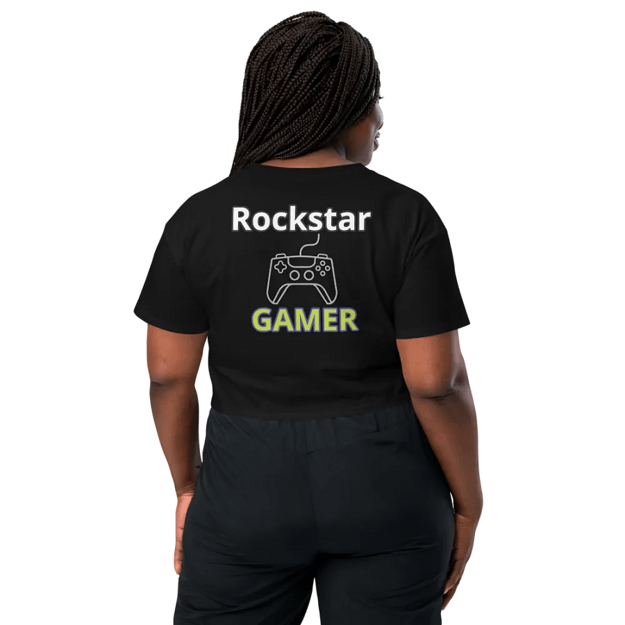 Rockstar Gamer GTA Online Theme Women's Crop Top product image (3)