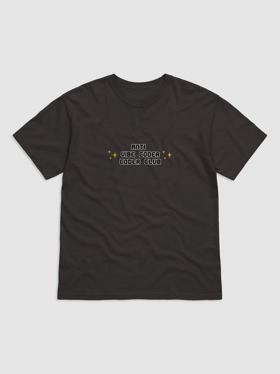 Anti Vibe Coder Coder Club Tee product image (2)