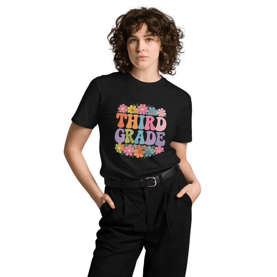Third Grade Back to School Teacher AS Colour Unisex Premium T-Shirt product image (5)