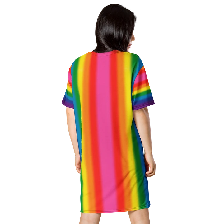 Hot Pink Rainbow Spectrum - T-Shirt Dress product image (2)