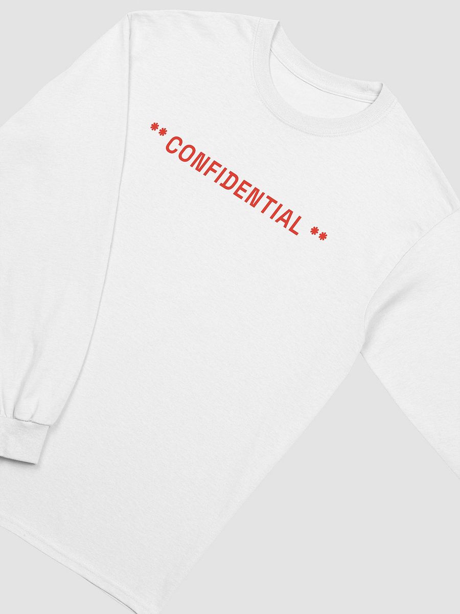 **Confidential** Long Sleeve T-Shirt product image (7)