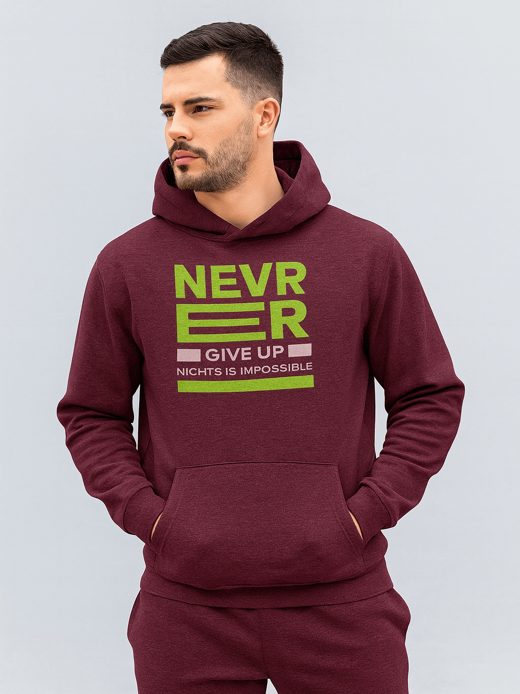 Never Give Up Unisex Premium Hoodie product image (1)